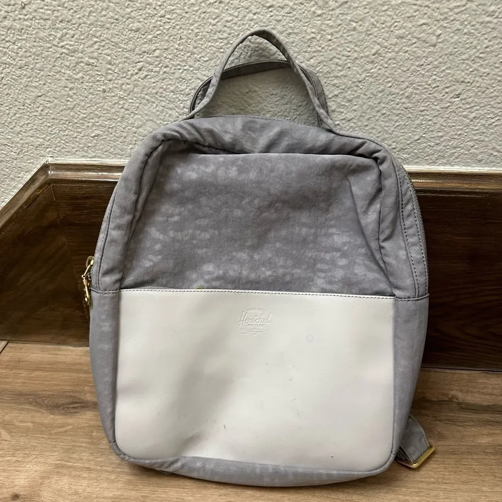Herschel Gray Square Backpack Bag